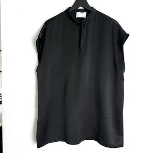 Dusan Womens 100% Silk Sleeveless Top Size L Black